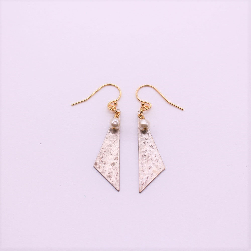 m_pierced earrings "icicle"