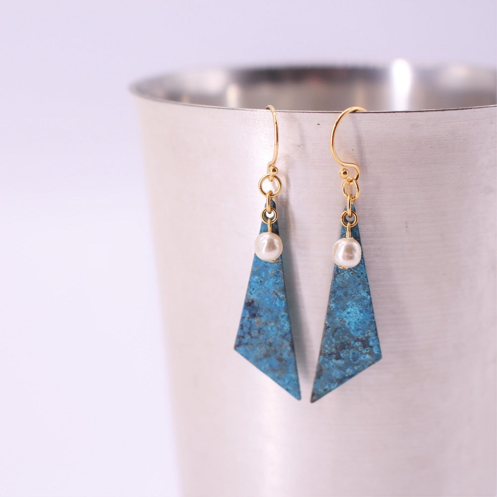 m_pierced earrings "icicle"