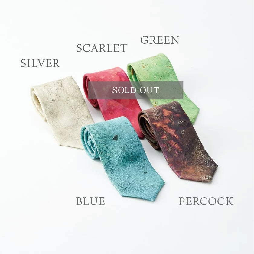 ORII FABRICS シルクネクタイ