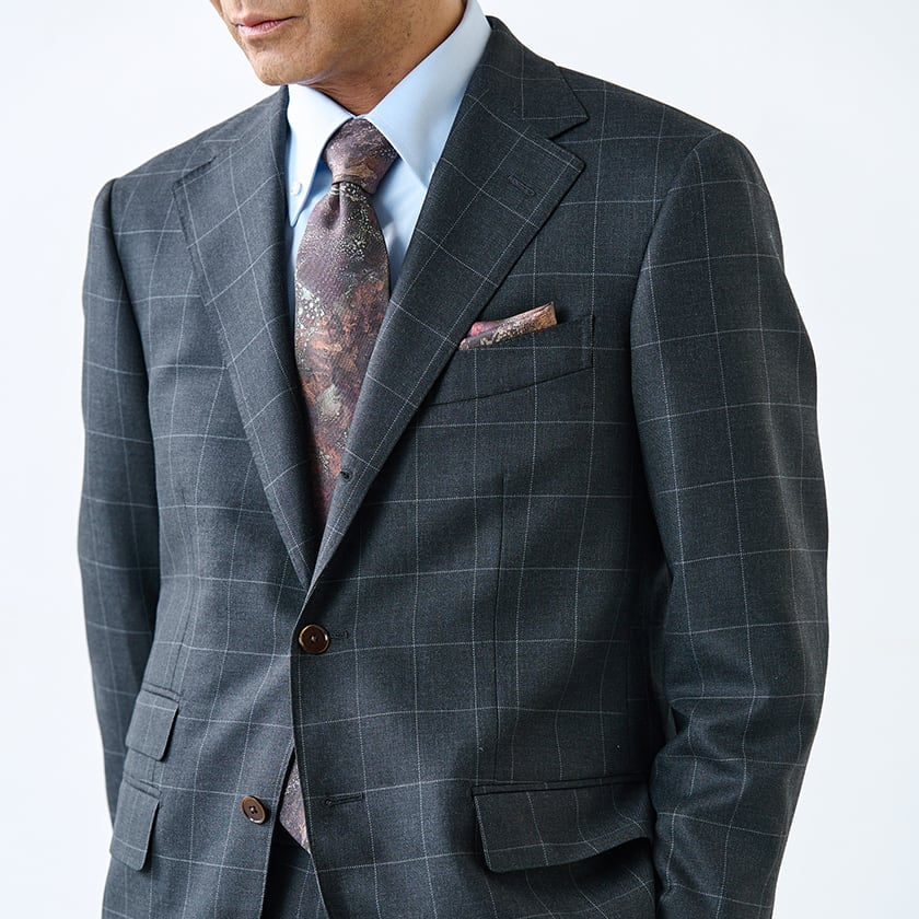 ORII FABRICS シルクネクタイ