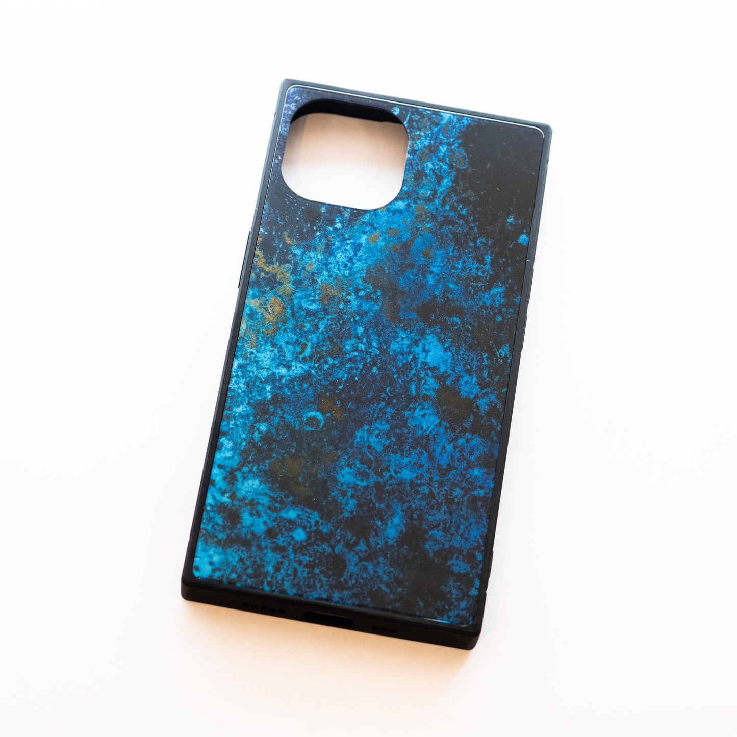 ORII FABRICS iPhoneケース -art blue-（スクエアケース）【オンライン限定・受注生産】