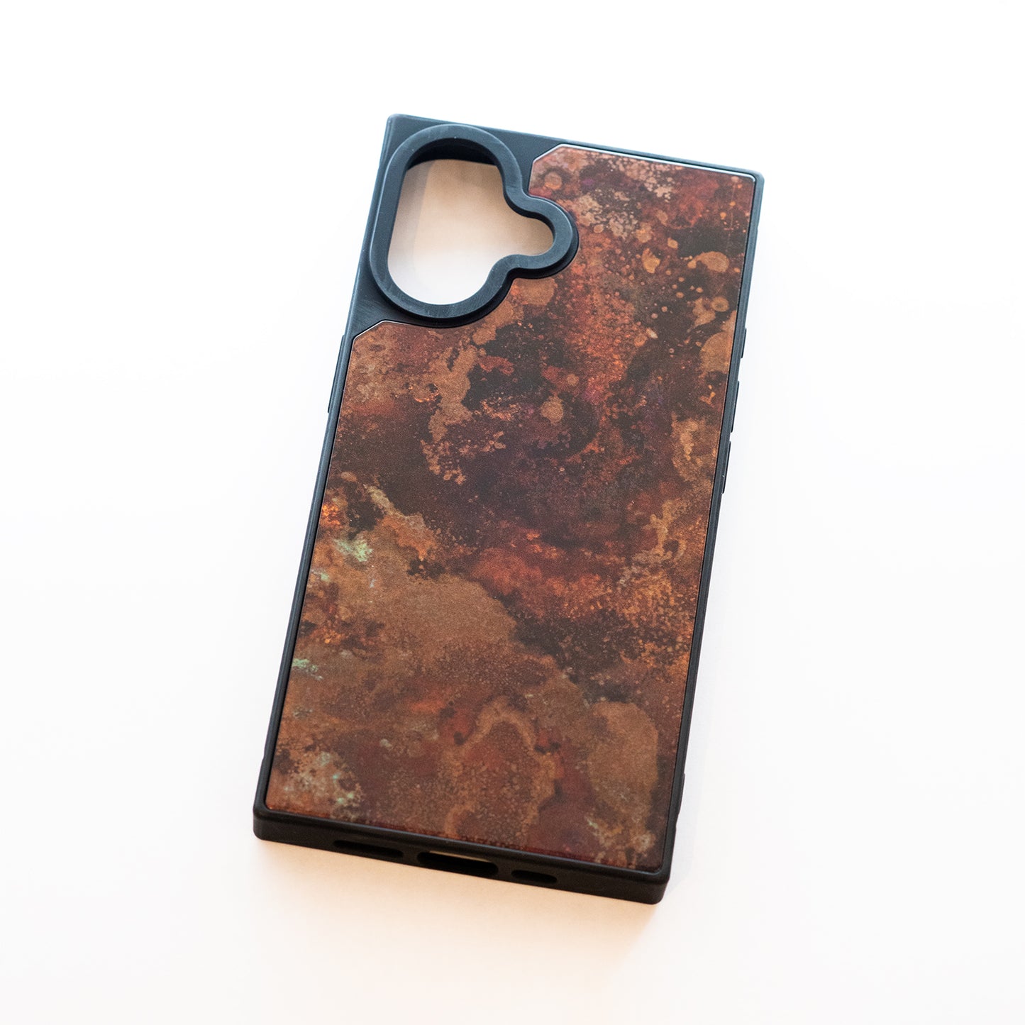 ORII FABRICS iPhoneケース -Peacock(赤)-（スクエアケース）【オンライン限定・受注生産】